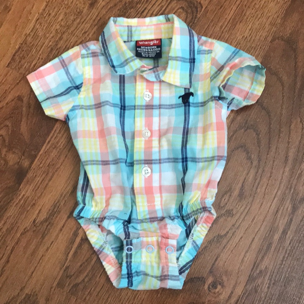 Wrangler Onesie button up